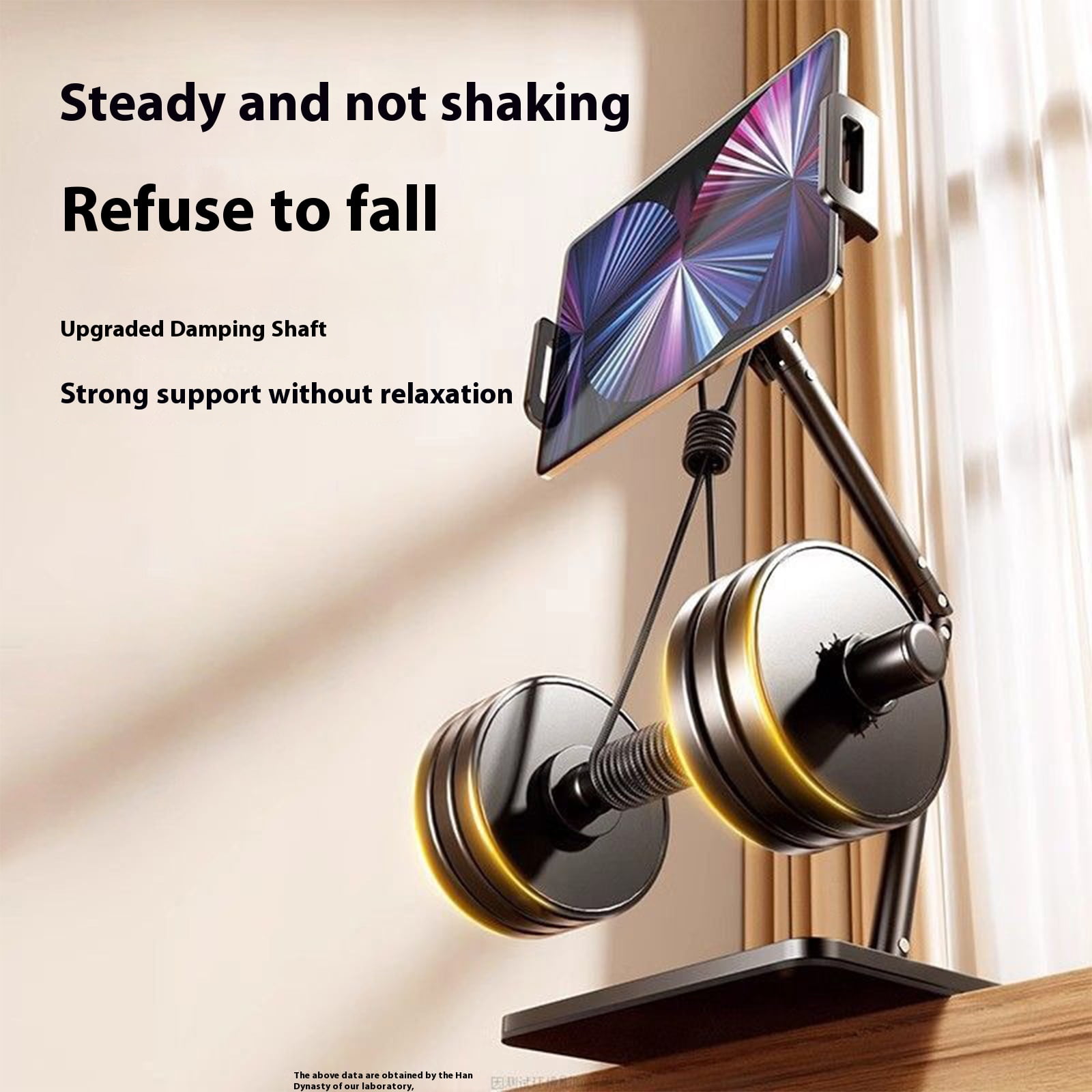 Metal Desk Holder Stand for Live Streaming Meetings Adjustable Desktop Tablet Holder Phone Stand