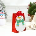 thumbnail image 4 of 10-Pack DIY Christmas Candy Bags, Paper Tote Sacks with Handles for Party Favors, Festive Gift Bags for Shopping and Holiday Gatherings(Red,B), 4 of 6