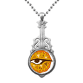 thumbnail image 1 of Egypt Eye Totem Pattern Pendant Jewelry Music Guitar Torque Hangtag, 1 of 3
