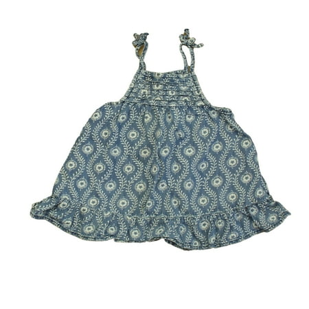 

Pre-owned: Gap Girls Blue | White Dress size: 12-18 Months (Good)