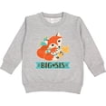 thumbnail image 2 of Inktastic Big Sis Woodland Fox Sister Toddler Sweatshirt, 2 of 4