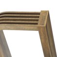 thumbnail image 4 of Resenkos Mid-Century Modern Wood Table, U-Shape Sofa End Table, Vintage Entryway Console, Stylish Living Room Accessory, 4 of 6