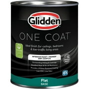 Glidden One Coat Mountain Gray / Gray Semi-Gloss Interior Paint with Primer, 1 Quart