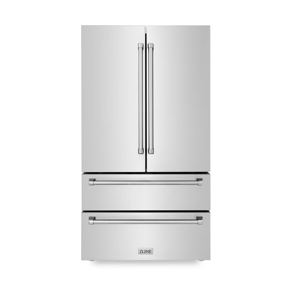 ZLINE RFM36 22.5 Cu. Ft. Stainless Steel Freestanding French Door Refrigerator