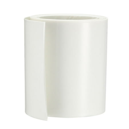 Clear Mylar Batter Drum Head - PVC Heat Shrink Tubing Tube 65mm Battery Wrap for AA Batter 2M Clear
