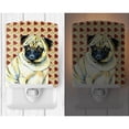 thumbnail image 2 of Caroline's Treasures LH9117CNL Pug Fall Leaves Portrait Ceramic Night Light, 6x4x3", multicolor, 2 of 2