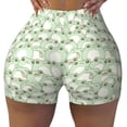 thumbnail image 2 of Disketp Cute Frog for Scrunch Butt Workout Shorts Women Seamless Soft Smooth Gym Yoga Scrunch Active Shorts-Large, 2 of 8
