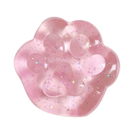Bisitoy Easter Basket Stuffers 1Pc Cat Paw Squeeze Toys Easter Stress Relief Toys for Adults Teens