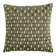 thumbnail image 2 of SAFAVIEH Reston 20" x 20" Geometric Beaded Plush Pillow, Green/Grey, 2 of 4