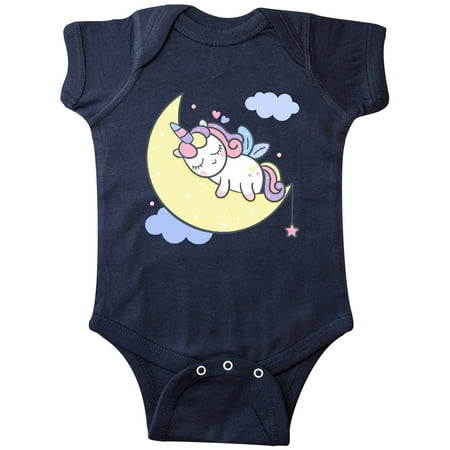 

Inktastic Unicorn Moon Gift Baby Girl Bodysuit