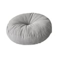 thumbnail image 2 of Cojín Redondo para Piso Adultos Niños Almohada Multifuncional Asiento Decorativo Silla Meditación Corduroy Resistente Adecuado para Relajación Lectura Gris claro, 2 of 8