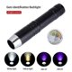 thumbnail image 1 of 4 Light Source Gemstone Identification Uv Flashlight White Yellow 365nm 395nm Rechargable Ultraviolet Torch Lights, 1 of 5