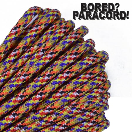 

Bored Paracord Brand 550 lb Type III Paracord - Overkill 100 Feet