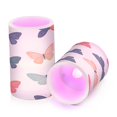 thumbnail image 7 of Yayeee Flameless Candles with Remote Flickering Battery Operated Multi Color Changing, Orange Butterflies, 7 of 7
