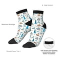 thumbnail image 6 of Fuzoiu Lighthouse And Sea Print Adult Socks, Crew Moisture-wicking Socks, Unisex Cushion Crew Socks,Casual Sports Ankle Socks, 6 of 7