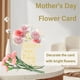 thumbnail image 4 of Popular! Creative Mother's Day Wooden Flower Card Flower Stand Holiday Gift Desktop OrnamentClearance, 4 of 5