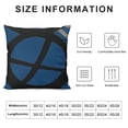 thumbnail image 5 of Black and Navy Blue Pillow Covers Set of  Geometric Abstract Modern Art Line Throw Pillow Cover Modern Minimalist Decorative Square Cushion Case Decor for Couch Sofa Outdoor, 5 of 5