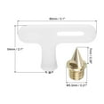 thumbnail image 2 of Uxcell 1/4" Carbon Steel Track Spikes Sports Shoes Spikes Replacement Accessories with Wrench Gold 20 Pack, 2 of 6