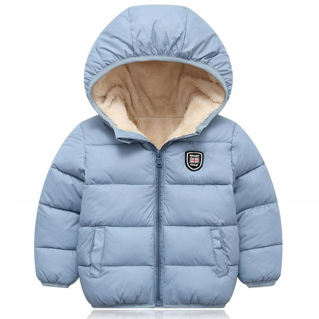 Autumn and Winter New Children's Clothing Cotton Padded Jacket Small and Medium-sized Children's Hooded Down Cotton Padded Jacket 1-7 Y