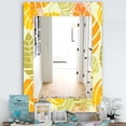 thumbnail image 2 of DESIGN ART Designart 'Yellow Moods 24' Traditional Mirror - Vanity Printed Mirror 27.6 in. wide x 39.4 in. high, 2 of 5