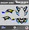 Blue, variant on Kalair GFX Graphics Kit for Honda ATV TRX 400EX (2008-2016) Division Series