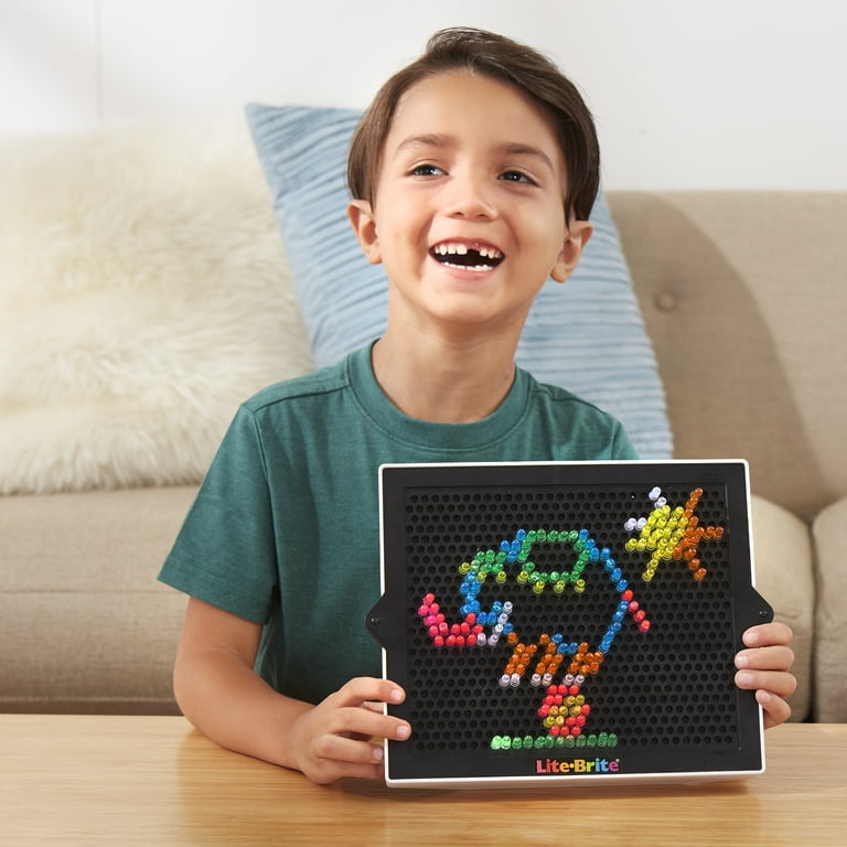 Lite-Brite Classic, Favorite Retro Toy - Create Art with Light, STEM, Educational Learning, Holiday, Birthday, Gift, Boys, Unisex, Kid, Toddler, Girls Age 4+