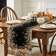thumbnail image 3 of Fall Pumpkin Table Runner, Autumn Thanksgiving Kitchen Dining Table Decoration for Home Party Decor 13x72 Inches, 3 of 9