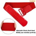 thumbnail image 5 of WHIPPY Women Elastic Wide Belt, Stretch Waist Belt for Jeans Dress, 5 of 6