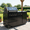 Island Grilll+Storage Cabinets, variant on 4-Burner 72000 BTU Deluxe Stainless Steel Propane Gas Outdoor Kitchen Bar Barbecue Island Grill + Round Side Burner + Marble Countertops