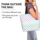 thumbnail image 2 of Disketp Colorful Checkerboard Bolsa Tote Estampada para Mujer, Bolso de Hombro y de Mano para Compras y Viajes, 2 of 8