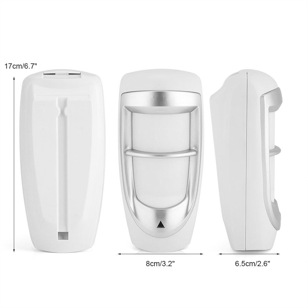 Wired Motion Detector,Outdoor Waterproof Wired Motion Infrared Detector,Dual PIR Sensor Pet Immunity Security System for Patio Deck Yard Garden