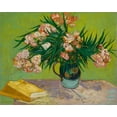 thumbnail image 2 of Van Gogh, Vincent 32x26 Gold Ornate Wood Framed with Double Matting Museum Art Print Titled - Oleanders, 2 of 4