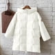 thumbnail image 4 of Parkas de manga larga para niñas, chaqueta de plumón de longitud media a larga, abrigo grueso de invierno para niños y niñas, abrigo cálido de algodón para niños., 4 of 9