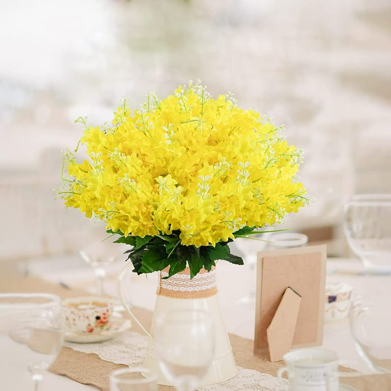 Fake yellow flowers deals
