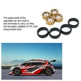 thumbnail image 3 of Vogacara Llantas de Metal de 8 piezas, neumáticos de deriva compatibles con ruedas de mejora de coche RC de Metal y piel de neumáticos Kits de construcción modelo Oro, 3 of 6