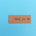 thumbnail image 4 of 100pcs Kraft Baking Gift Wrapping Tag Love Printed Baking Tag for Gift Package (Thank You Red Heart), 4 of 5
