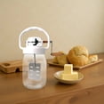 thumbnail image 2 of 50.7 fl oz / 1500 ml Glass Jar Butter Churn, Hand-Crank Butter Maker with Wooden Handle, Manual Butter Churn Kit with Stable Base, Easy to Move Homemade Butter Churn, 2 of 5