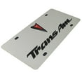 thumbnail image 2 of Pontiac Dual Logo Trans AM License Plate (Chrome), 2 of 3
