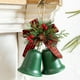 thumbnail image 1 of pstuiky Campanas dobles retro para decoración navideña, colgantes para árbol de Navidad, adorno para el hogar, 1 of 6
