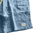thumbnail image 5 of Yievot Cotton Shorts for Men Casual Drawstring Elastic Waist Loose Fit Summer Vacation Travel Shorts, 5 of 7