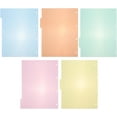 thumbnail image 1 of HSHDLDF Binders 3 Ring A4 Binder Dividers Labels Transparent PVC Binder Divider Pages Plastic Binder Dividers Insertable Indexing Cards Binder Page, 10pcs 3 Ring Binder, 1 of 7