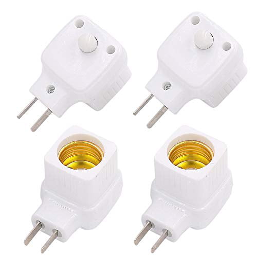 Light Bulb Socket E26 E27, Plug In Light Socket Adapter