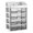 White, variant on POYOGA Portable Sturdy PP Desktop Storage Drawer Cabinet for Clutters Workspaces