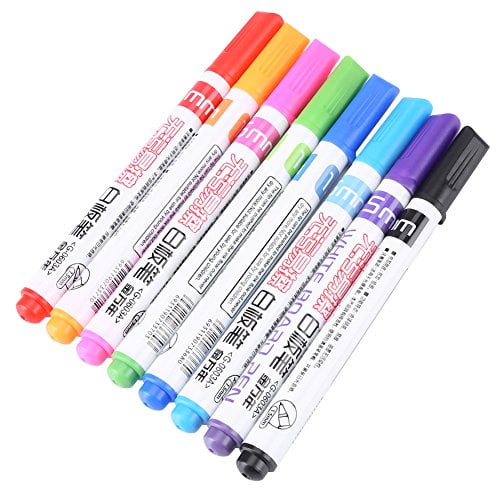 8 Colors Set Magnetic White Board Marker Pens With F5X7 Erase Dry Eraser L2E3 