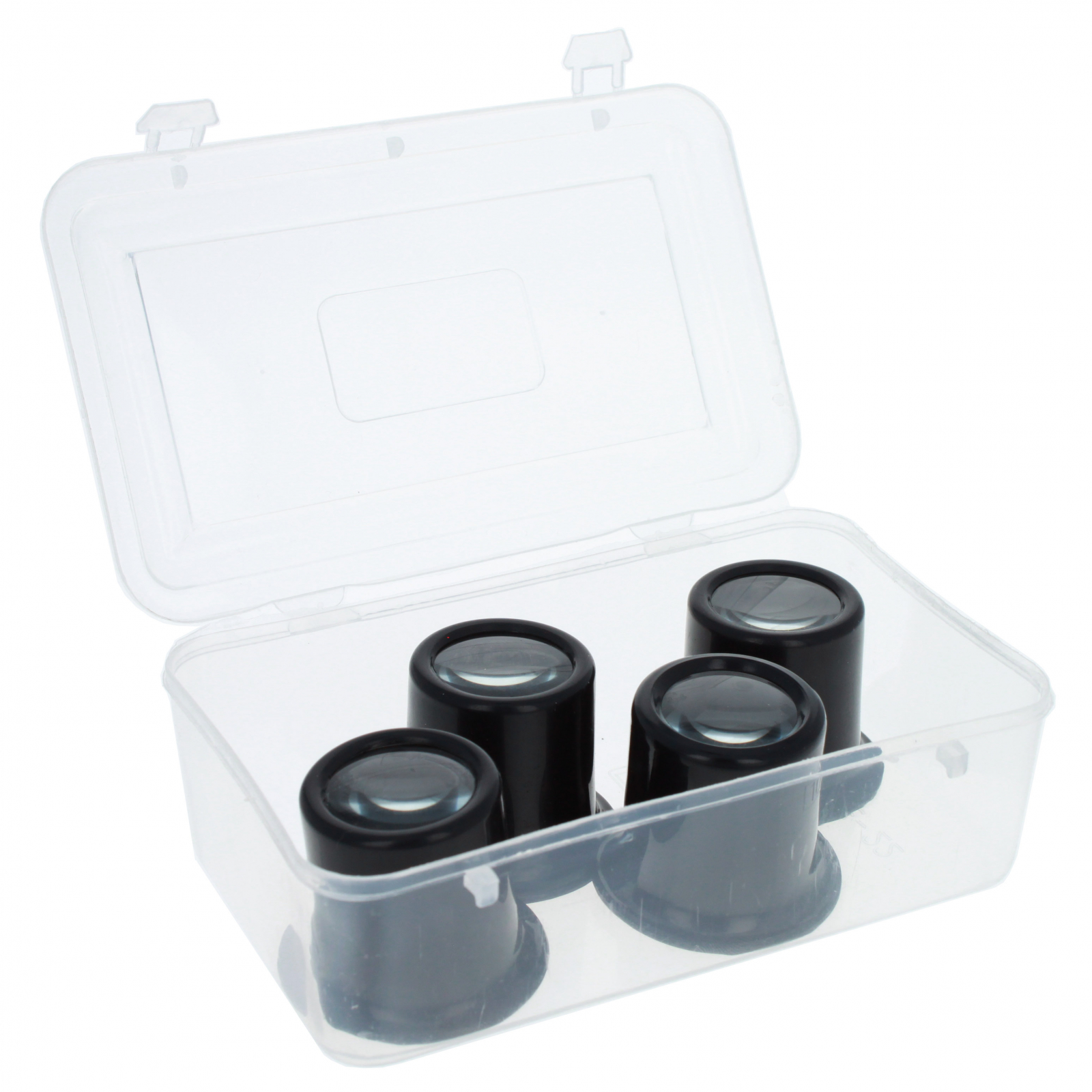 Set De 3 Loupes Pour Bijoutiers 2,5x 5x 10x - Loupe Oculaire En Aluminium