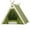 Green, variant on UOSIA Dog Teepee Bed Portable Pet Tent for Small Dogs with Soft Cushion 24inch