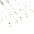 thumbnail image 3 of S SERENABLE 5 Pieces Spring Fishing Barbed Hook PE Fishing Wire Leader Size3, 3 of 8