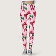 thumbnail image 2 of DHFJKG Christmas Leggings For Women Xmas Themed Printed Mid Rise High Stretch Santa Tight Pants Leisure Trousers, 2 of 4