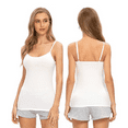 thumbnail image 5 of Scacto Womens Modal Built-in Shelf Bra Padded Basic Camisole Adjustable Spaghetti Strap Tank Tops Yoga Top Shirt Cotton Undershirt, 5 of 7