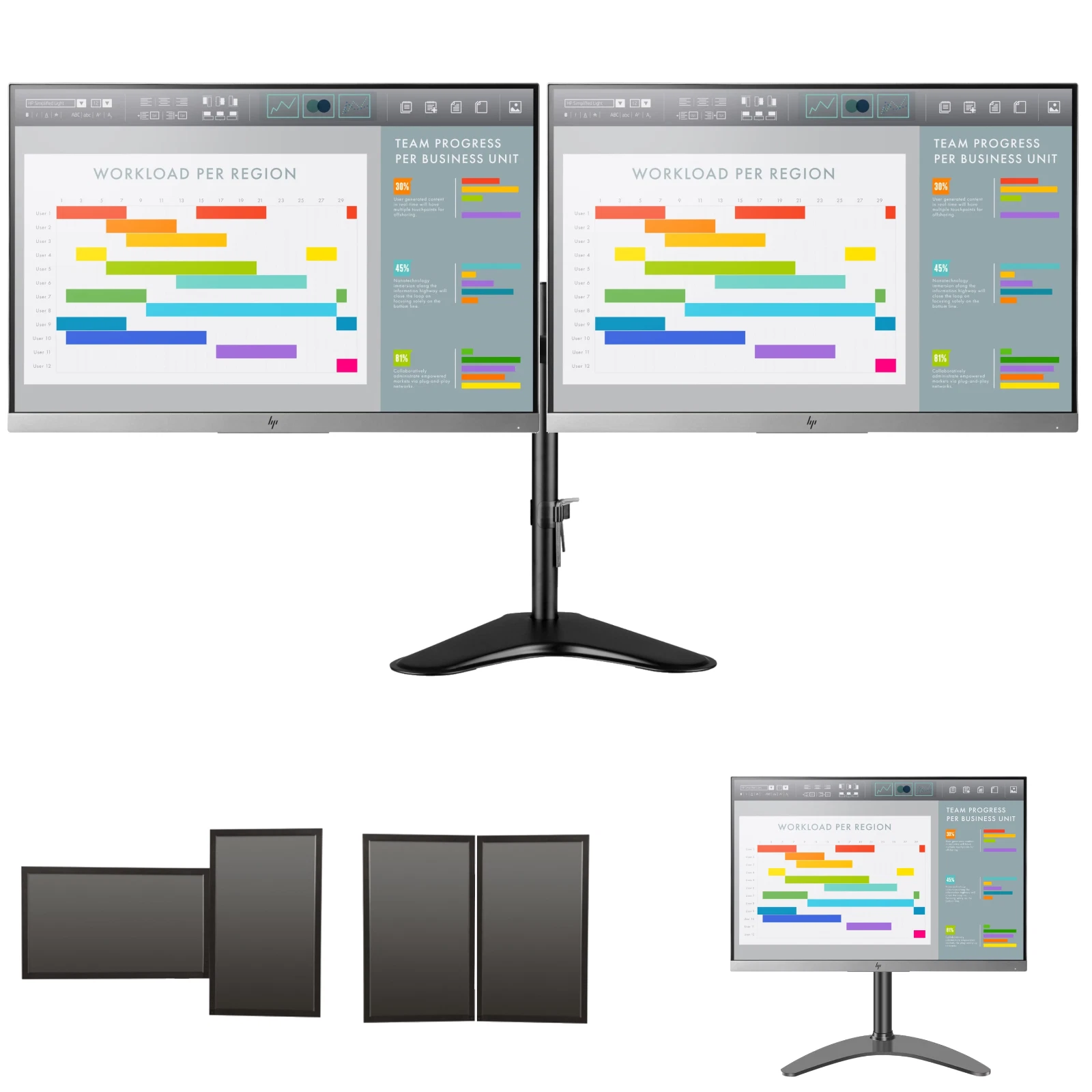 HP EliteDisplay E242 24 Inch 2.2 Inches 1920x1200 IPS LED LCD Monitor